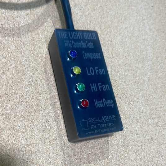 The Light Bulb HVAC Control Box Tester no Coleman adapter