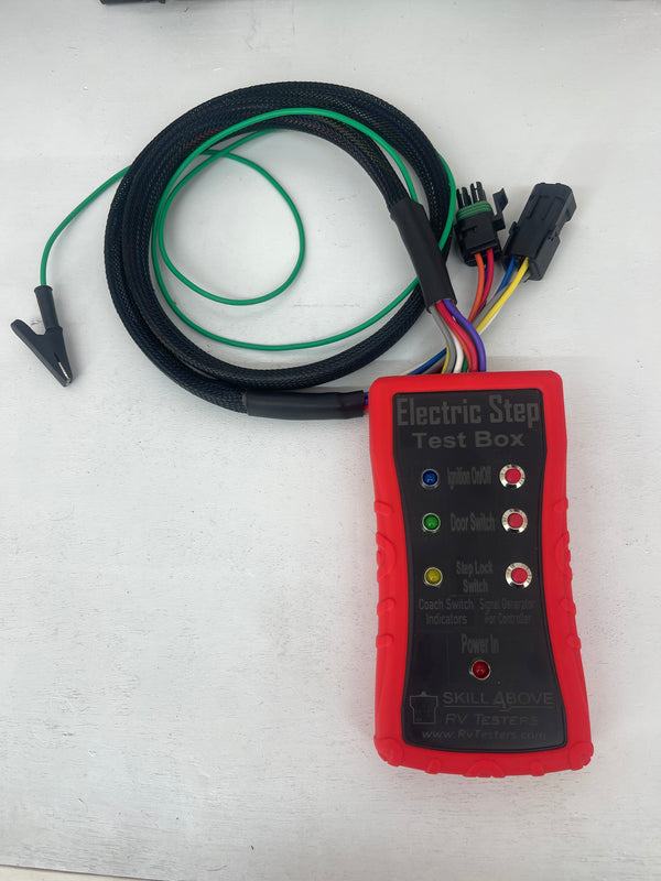 Electric Step Tester (view 1) – SkillAbove RV Tech Tools