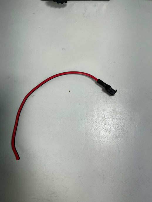 2 circuit male contacts pigtail (choose wire size)