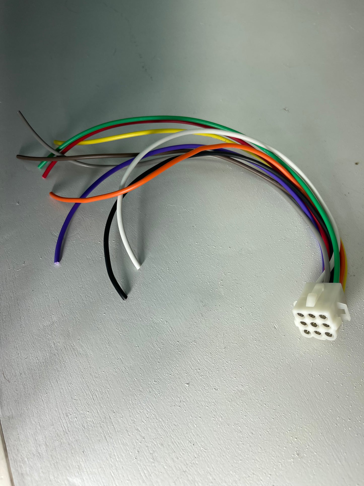 9 circuit Female contacts 14awg pigtail