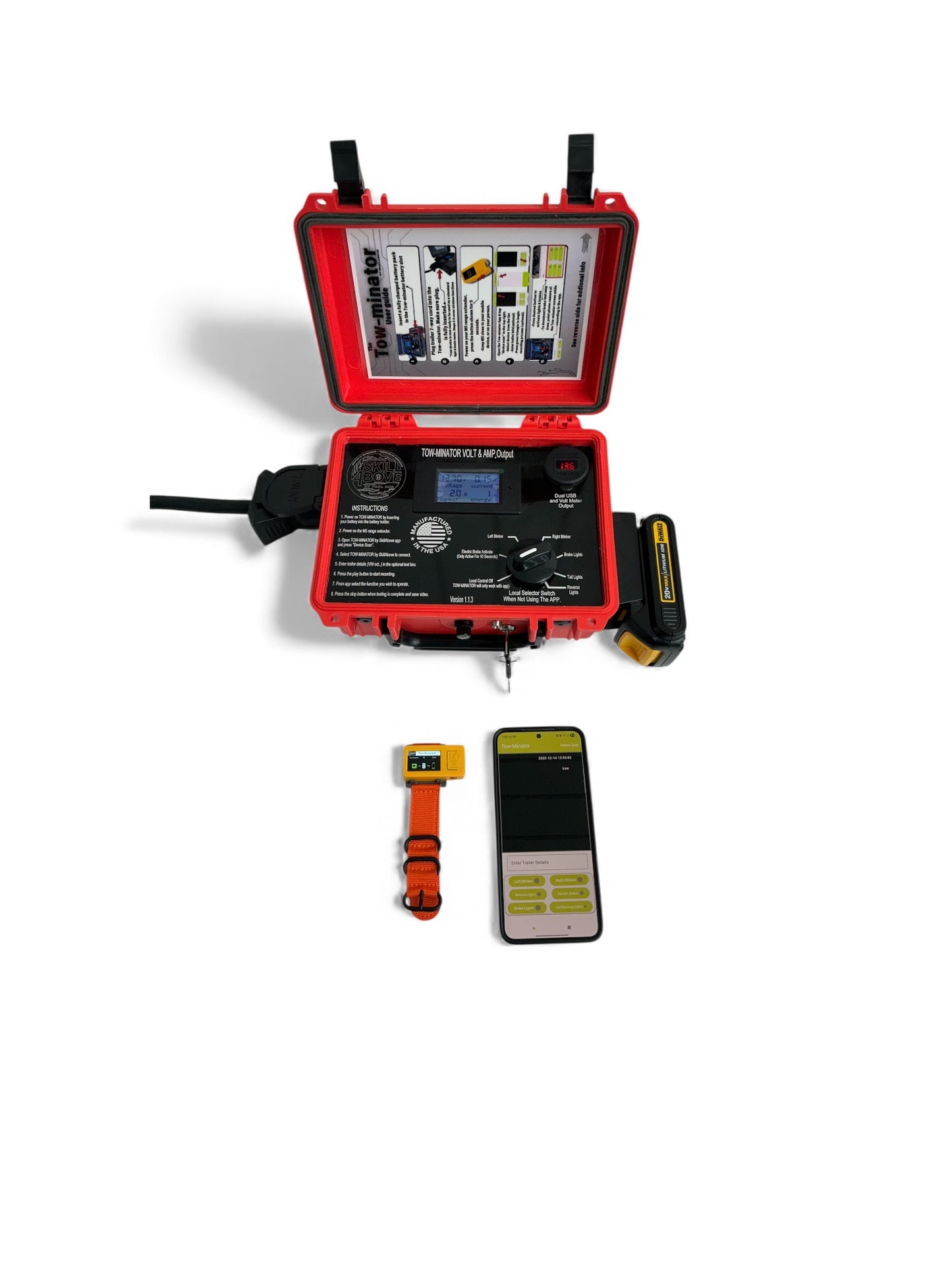 TOW-MINATOR Bluetooth 7 way tester (view 5) – SkillAbove RV Tech Tools