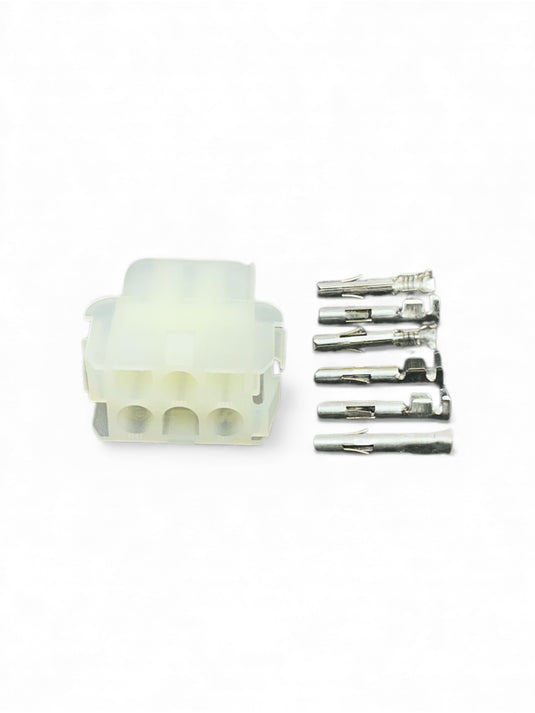 Dometic style 6 circuit male/female connector with pins and sockets