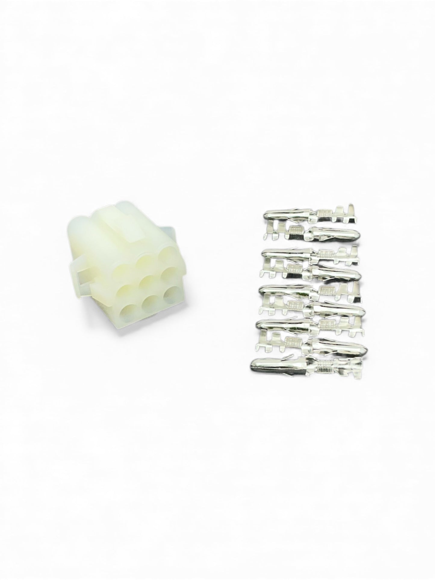 Coleman style 9 circuit male/female connector with pins and sockets (view 2) – SkillAbove RV Tech Tools