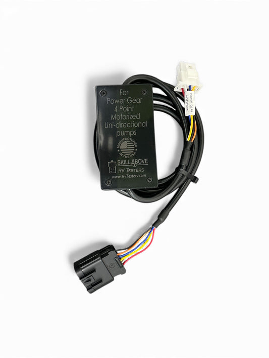 Uni directional pump adapter for CODDIWOMPLE designed for motor homes with power gear system (view 1) – SkillAbove RV Tech To