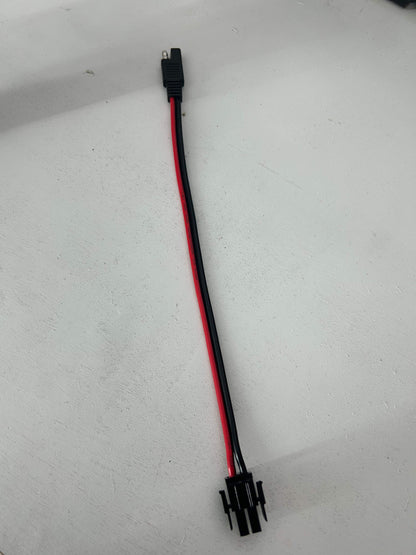 Motor home 2 pin D shape plug adapter for coddiwomple