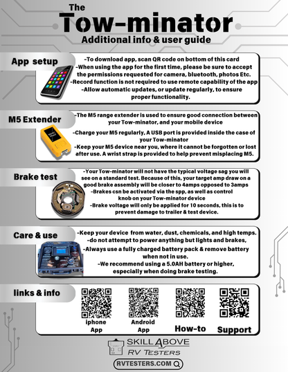 TOW-MINATOR Bluetooth 7 way tester