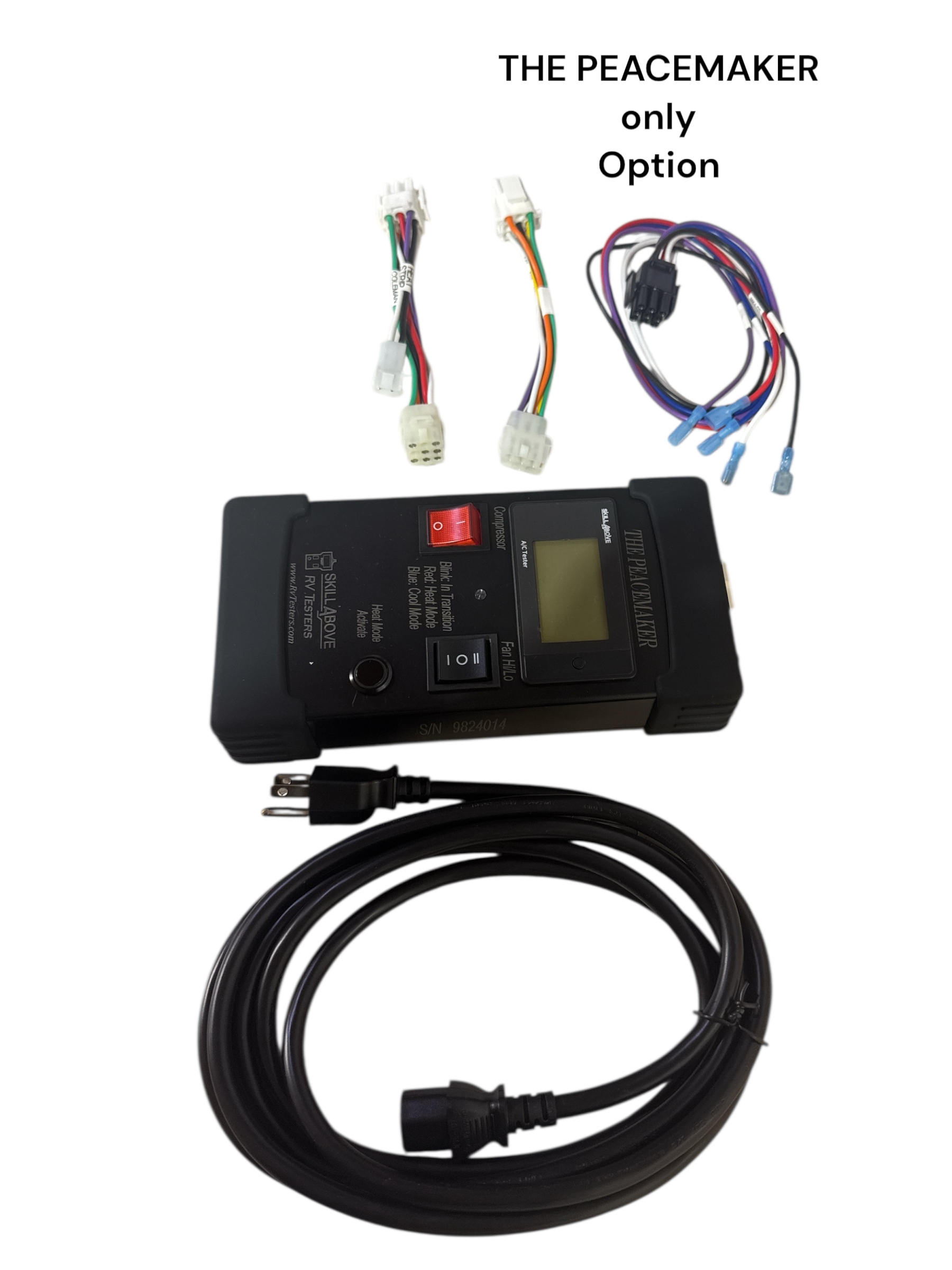 The PEACEMAKER AC/Heat pump tester with options (view 1) – SkillAbove RV Tech Tools